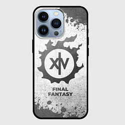 Чехол для iPhone 13 Pro Final Fantasy - white gradient, цвет: 3D-черный