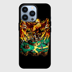 Чехол для iPhone 13 Pro Феникс сопряжения - Герои Меча и Магии 3, цвет: 3D-черный