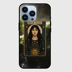 Чехол для iPhone 13 Pro Карта с Билли Айлиш, цвет: 3D-черный