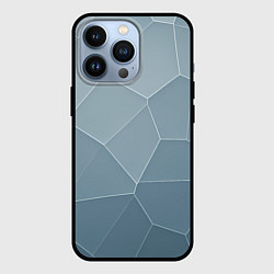 Чехол для iPhone 13 Pro Текстура из неровных плит, цвет: 3D-черный