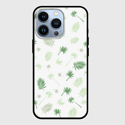Чехол для iPhone 13 Pro Текстура белой гавайской рубашки, цвет: 3D-черный