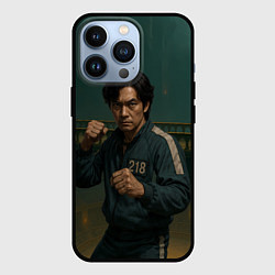 Чехол для iPhone 13 Pro Игрок 218 в боевой стойке, цвет: 3D-черный