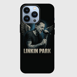 Чехол для iPhone 13 Pro Chester Bennington - Angel, цвет: 3D-черный