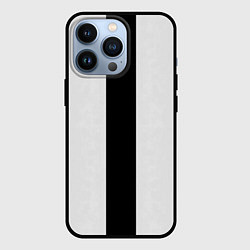 Чехол iPhone 13 Pro Color black light gray line