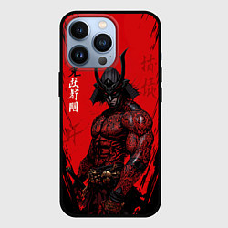 Чехол для iPhone 13 Pro Демон Они самурай, цвет: 3D-черный