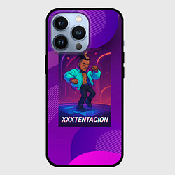 Чехол для iPhone 13 Pro XXXTentacion танцует в стиле 80х, цвет: 3D-черный
