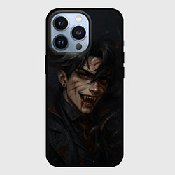Чехол для iPhone 13 Pro Ризли вампирская тематика, цвет: 3D-черный