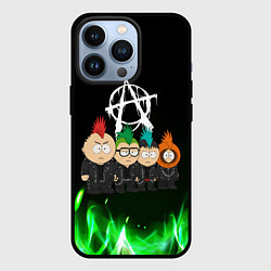 Чехол для iPhone 13 Pro Южный парк панки анархисты, цвет: 3D-черный