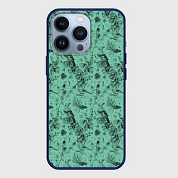 Чехол для iPhone 13 Pro В Бузулукском бору, цвет: 3D-тёмно-синий