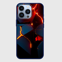 Чехол для iPhone 13 Pro Orange rift, цвет: 3D-тёмно-синий