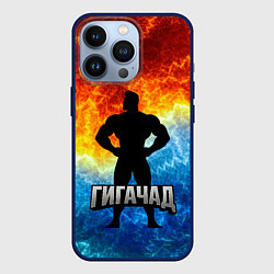 Чехол iPhone 13 Pro Гагачад на фоне огня