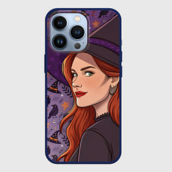 Чехол для iPhone 13 Pro Wich, цвет: 3D-тёмно-синий