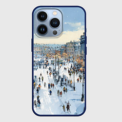 Чехол iPhone 13 Pro Новогодние гуляния в Питере