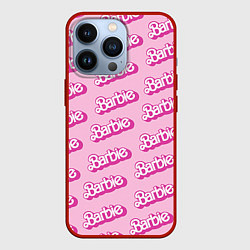 Чехол для iPhone 13 Pro Barbie Pattern, цвет: 3D-красный