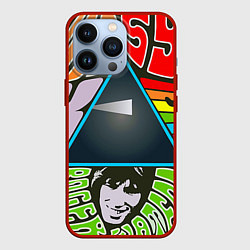 Чехол для iPhone 13 Pro Pink Floyd, цвет: 3D-красный