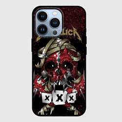 Чехол для iPhone 13 Pro Metallica: XXX, цвет: 3D-черный