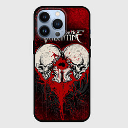 Чехол для iPhone 13 Pro BFMV: Duo Skulls, цвет: 3D-черный
