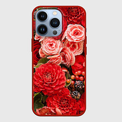 Чехол для iPhone 13 Pro Ассорти из цветов, цвет: 3D-красный