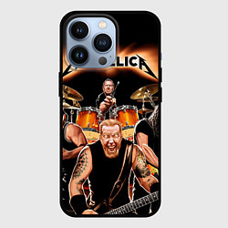 Чехол для iPhone 13 Pro Metallica Band, цвет: 3D-черный
