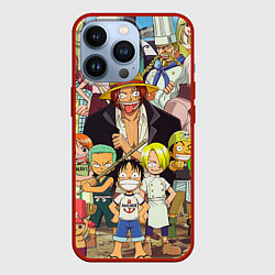 Чехол для iPhone 13 Pro One Piece, цвет: 3D-красный