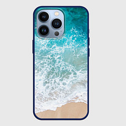Чехол для iPhone 13 Pro Берег, цвет: 3D-тёмно-синий