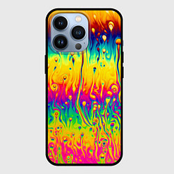 Чехол для iPhone 13 Pro Tie dye, цвет: 3D-черный