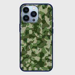 Чехол для iPhone 13 Pro Хаки, цвет: 3D-тёмно-синий