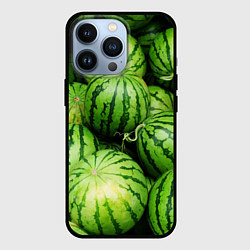Чехол для iPhone 13 Pro Арбузы, цвет: 3D-черный