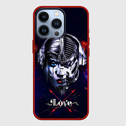 Чехол для iPhone 13 Pro Love pirate station, цвет: 3D-красный