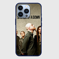 Чехол для iPhone 13 Pro System of a Down, цвет: 3D-тёмно-синий