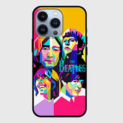 Чехол для iPhone 13 Pro The Beatles: Poly-art, цвет: 3D-черный