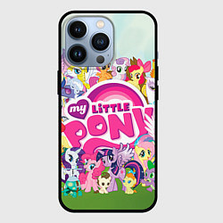 Чехол для iPhone 13 Pro My Little Pony, цвет: 3D-черный