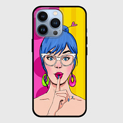 Чехол для iPhone 13 Pro POP ART, цвет: 3D-черный