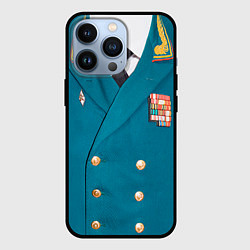 Чехол для iPhone 13 Pro Китель, цвет: 3D-черный