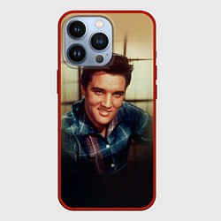 Чехол для iPhone 13 Pro Элвис Пресли, цвет: 3D-красный