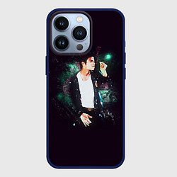 Чехол для iPhone 13 Pro Michael Jackson, цвет: 3D-тёмно-синий
