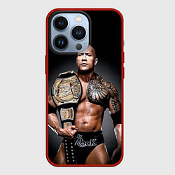 Чехол для iPhone 13 Pro Dwayne Johnson, цвет: 3D-красный