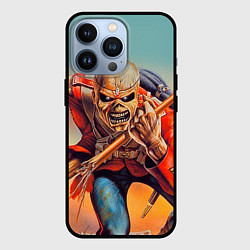 Чехол для iPhone 13 Pro Iron Maiden: Crash arrow, цвет: 3D-черный