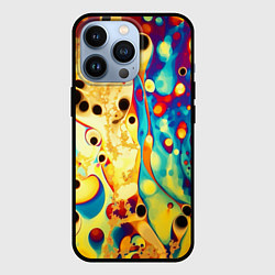 Чехол для iPhone 13 Pro Абстракция кислотные метаморфозы, цвет: 3D-черный