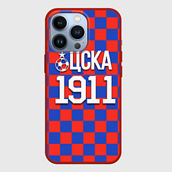 Чехол для iPhone 13 Pro ЦСКА 1911, цвет: 3D-красный