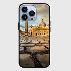 Чехол для iPhone 13 Pro Площадь святого Петра, цвет: 3D-черный