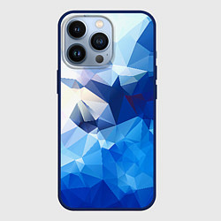 Чехол для iPhone 13 Pro Абстракция, цвет: 3D-тёмно-синий