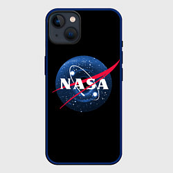 Чехол для iPhone 14 Plus NASA Black Hole, цвет: 3D-тёмно-синий