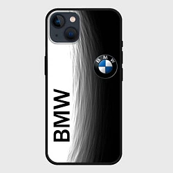 Чехол для iPhone 14 Plus Black and White BMW, цвет: 3D-черный