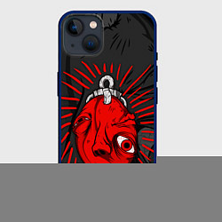 Чехол для iPhone 14 Plus BERSERK BEREHIT БЕРСЕРК БЕРЕХИТ, цвет: 3D-тёмно-синий