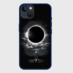 Чехол для iPhone 14 Plus Затмение Eclipse, цвет: 3D-тёмно-синий