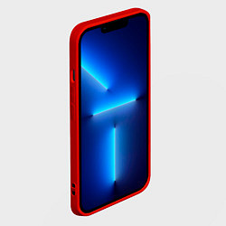 Чехол для iPhone 14 Plus Авангардный фрактальный паттерн Avant-garde fracta, цвет: 3D-красный — фото 2