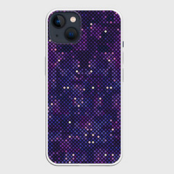 Чехол для iPhone 14 Plus Disco space, цвет: 3D-белый