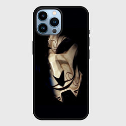 Чехол для iPhone 14 Pro Max Маска, цвет: 3D-черный