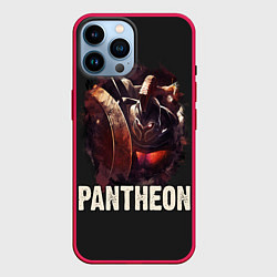 Чехол для iPhone 14 Pro Max Pantheon, цвет: 3D-малиновый